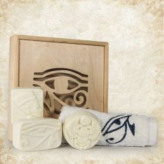 Horus Eye Hand Carved Wooden Box