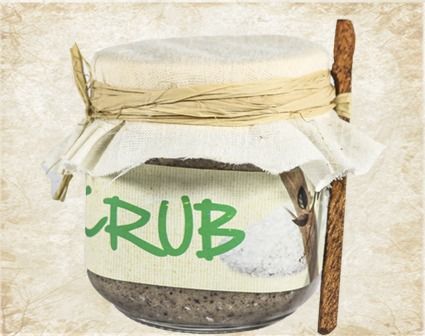 Salt Jojoba & Sandal wood scrub