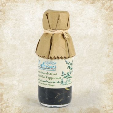 Sweet Almond Oil and Peppermint oil